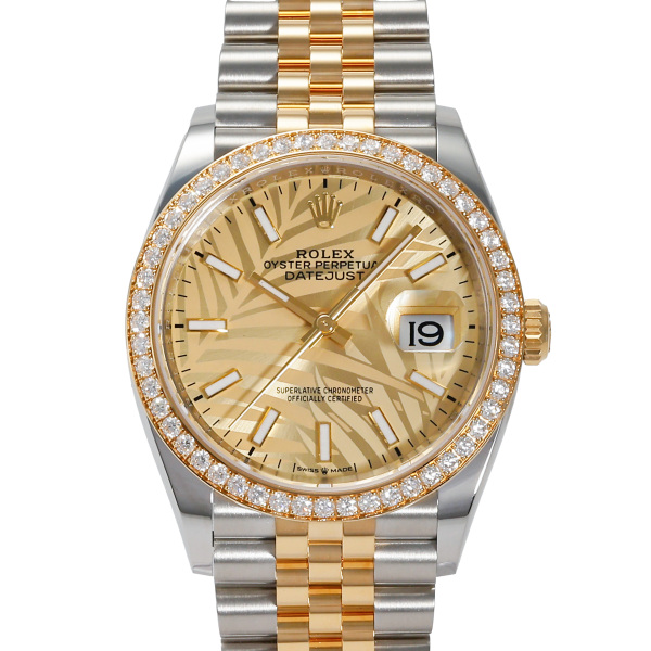 rolex Datejust Rolex Datejust 36 palm motif 126283rbr