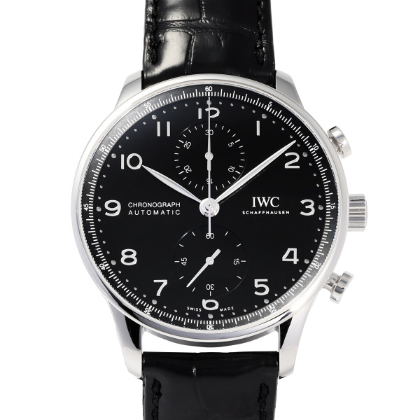 うえら　最安　IWC ポルトギーゼ　7デイズ　IW500109 ブラック IWC ポルトギーゼ・7デイズ ブラック SS 国内正規品 - 腕時計