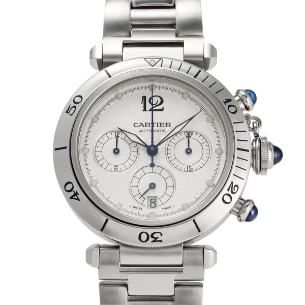 cartier pasha カルティエ パシャ 38mm クロノグラフ w31030h3