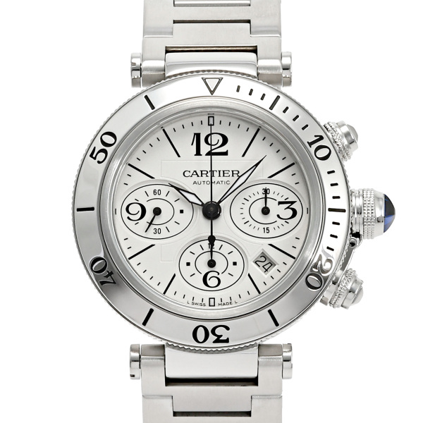 cartier pasha カルティエ パシャ シータイマー クロノグラフ w31089m7