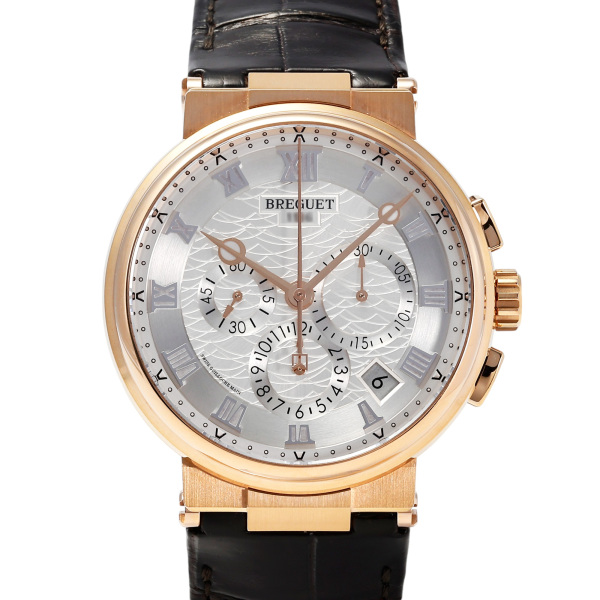 breguet marine ブレゲ マリーン クロノグラフ 5527 5527br/12/9wv