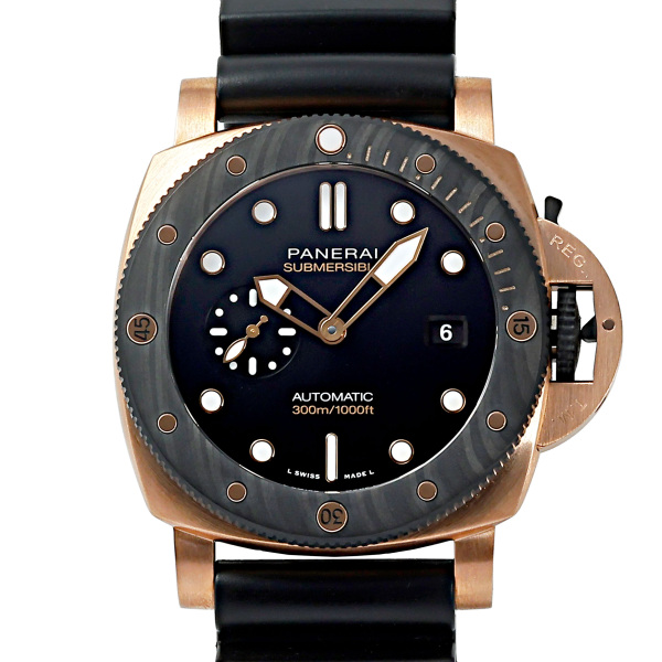 panerai submersible パネライ サブマーシブル クアランタクアトロ ゴールドテック OroCarbo pam02070
