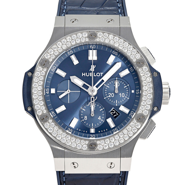 hublot bigbang ウブロ ビッグバン スチール ブルー ダイヤモンド 301.sx.7170.lr.1104