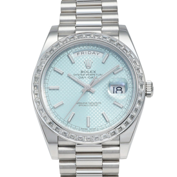 こんにちはさま専用 NOOB工場 ロレックスデイデイト40mm 228396TBR アイスブルー文字