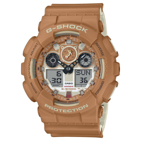 casio gshock カシオ Gショック ANALOG-DIGITAL GA-100 SERIES ga-100shb-5ajr