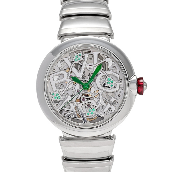 bvlgari lvcea ブルガリ ルチェア スケルトン 103031 lu33skss/mea