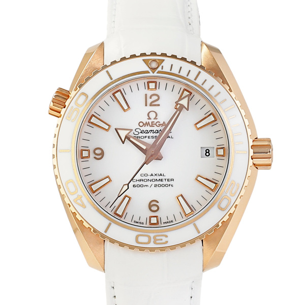 omega seamaster オメガ シーマスター プラネットオーシャン 600M セラゴールド サン・モリッツ 232.63.42.21.04.001