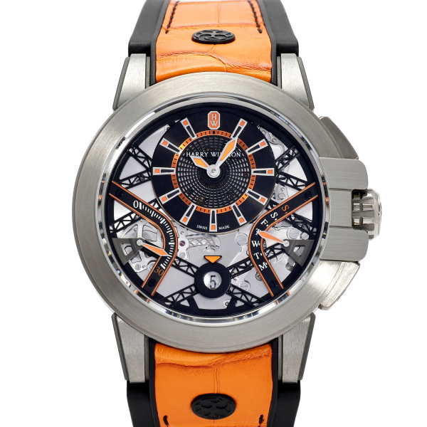 harrywinston ocean ハリー・ウィンストン オーシャン ザリウム バリエーション オレンジ 世界限定100本 oceabi42zz003