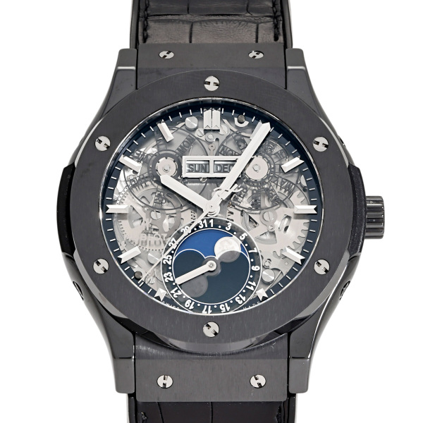 hublot classicfusion ウブロ クラシックフュージョン アエロフュージョン ムーンフェイズ ブラックマジック 517.cx.0170.lr