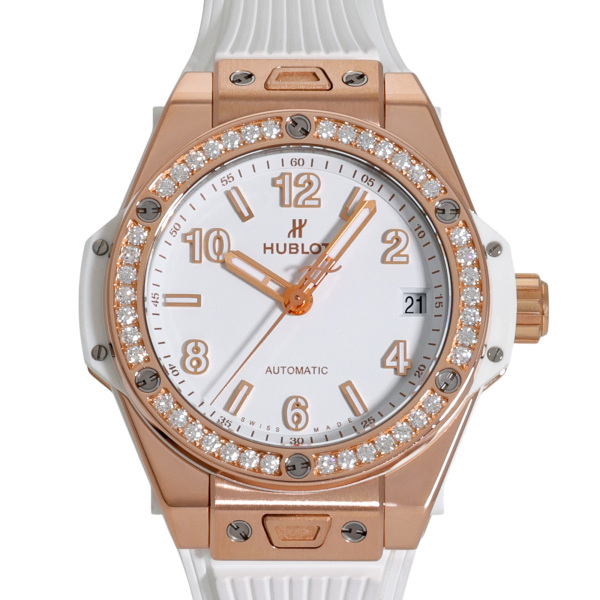 hublot bigbang ウブロ ビッグバン ワンクリック キングゴールド ホワイト ダイヤモンド 465.oe.2080.rw.1204