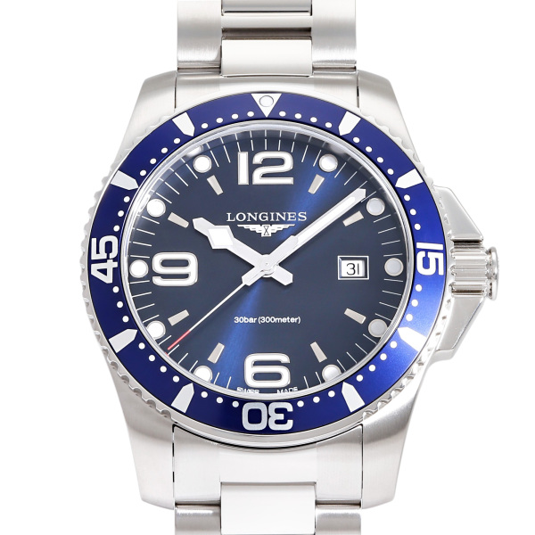 【美品】LONGINES ロンジン オクタゴン 手巻き【稼働品】レディースモデル 新品] ロンジン コンクエスト L38404966ブルー ステンレス