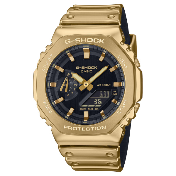 casio gshock カシオ Gショック FINE METALLIC SERIES ANALOG-DIGITAL 2100 Series gm-2100ymg-9ajf