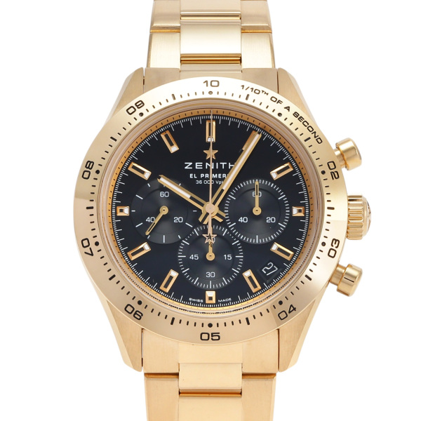 ゼニス ZENITH クロノマスター スポーツ YOSHIDA SPECIAL EDITION 限定180本 30.3100.3600-1/21.M3100 ブラック文字盤 中古 腕時計 メンズ