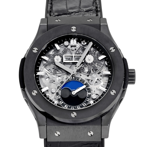 hublot classicfusion ウブロ クラシックフュージョン アエロフュージョン ムーンフェイズ ブラックマジック 517.cx.0170.lr