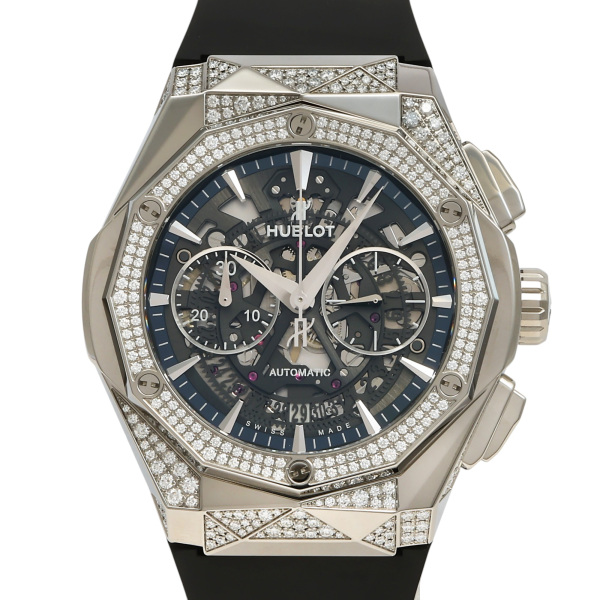 hublot aerofusion HUBLOT Aerofusion Orlinski Titanium Alternative Pavé 525.nx.0710.rx.1804.orl18