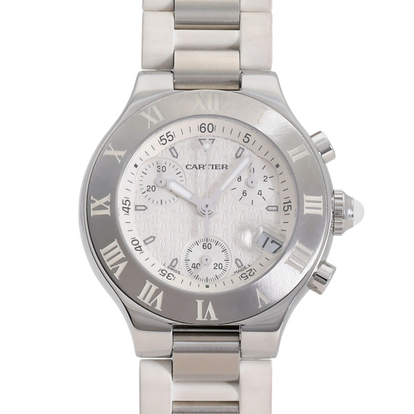 cartier must21 カルティエ マスト21 クロノスカフ SM w10197u2