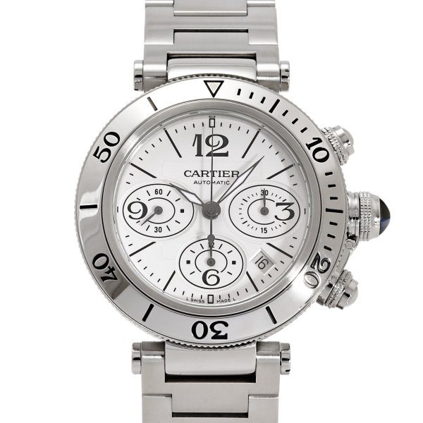 cartier pasha カルティエ パシャ シータイマー クロノグラフ w31089m7