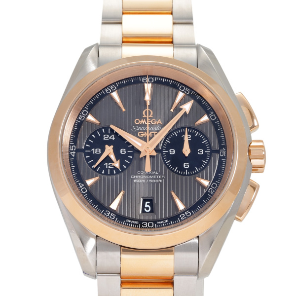 omega seamaster オメガ シーマスター アクアテラ クロノグラフ GMT 231.20.43.52.06.001