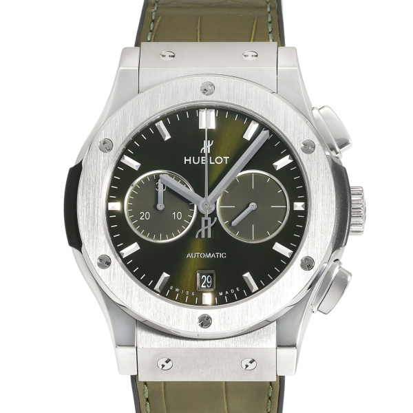 hublot classicfusion ウブロ クラシックフュージョン クロノグラフ チタニウム グリーン 541.nx.8970.lr