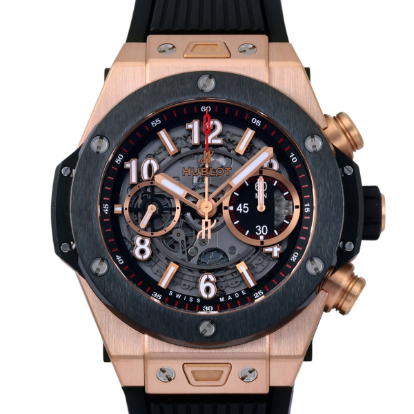 hublot bigbang ウブロ ビッグバン ウニコ キングゴールド セラミック 411.om.1180.rx