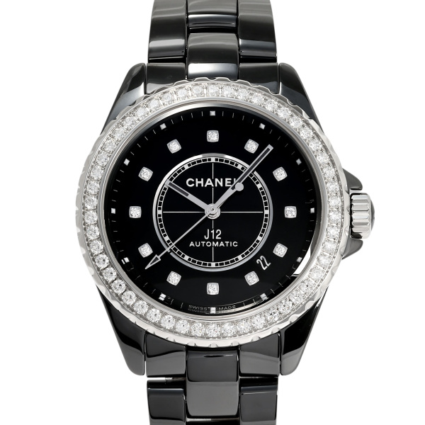 chanel j12 シャネル J12 ダイヤモンドベゼル 38MM h6526
