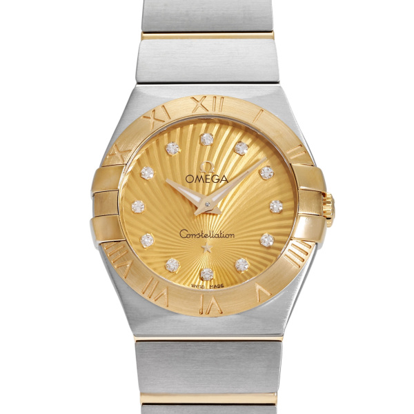 omega constellation オメガ コンステレーション ブラッシュ クォーツ 123.20.27.60.58.001