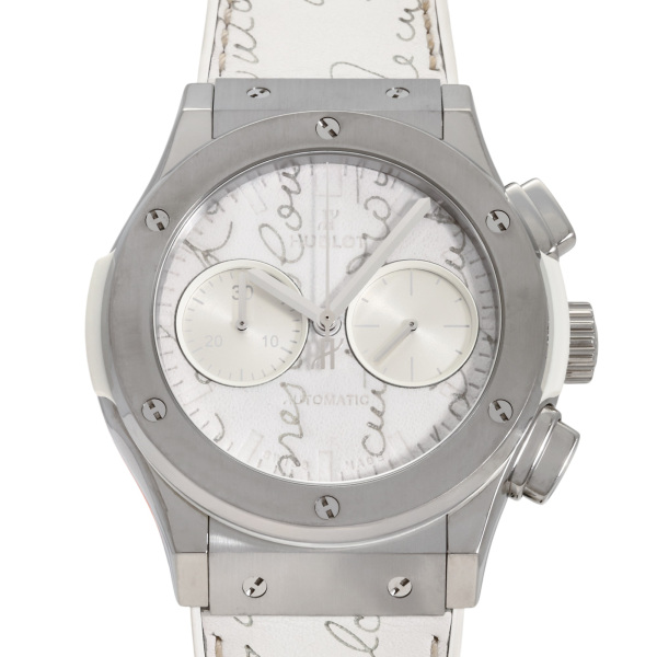 hublot classicfusion ウブロ クラシックフュージョン クロノグラフ ベルルッティ スクリットフラットビアンコ 日本限定100本 521.ne.050w.vr.jber18