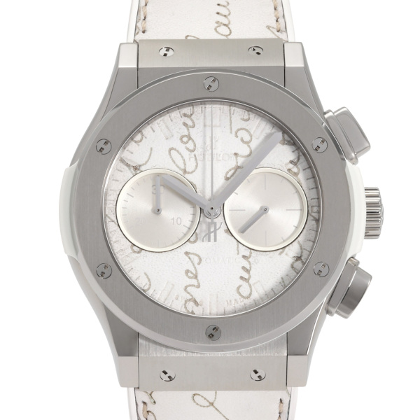 hublot classicfusion ウブロ クラシックフュージョン クロノグラフ ベルルッティ スクリットフラットビアンコ 日本限定100本 521.ne.050w.vr.jber18