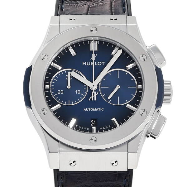 hublot classicfusion ウブロ クラシックフュージョン クロノグラフ チタニウム ディープブルー 日本限定 521.nx.6670.lr.jpn18