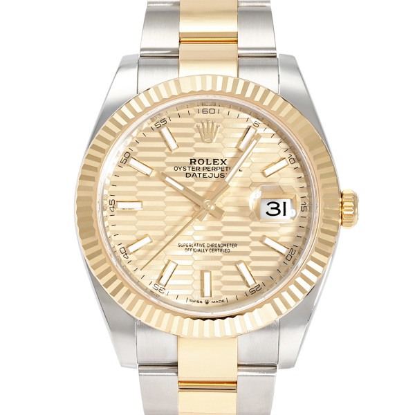 rolex datejust ロレックス デイトジャスト 41 フルーテッドモチーフ 126333