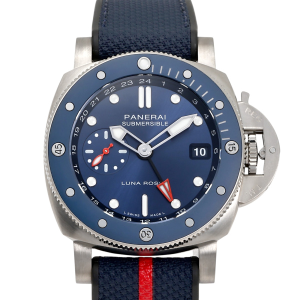 panerai submersible パネライ サブマーシブル GMT ルナ・ロッサ チタニオ pam01507