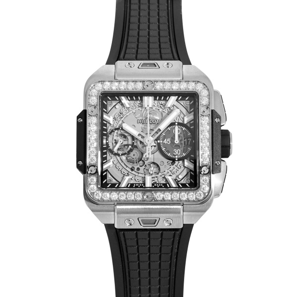 hublot squarebangunico ウブロ スクエア・バンウニコ チタニウム ダイヤモンド 821.nx.0170.rx.1204