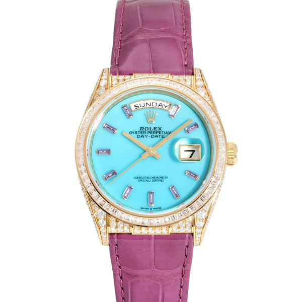 rolex daydate ロレックス デイデイト 10Pサファイア 128458tbr