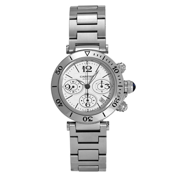 cartier pasha カルティエ パシャ シータイマー クロノグラフ w31089m7
