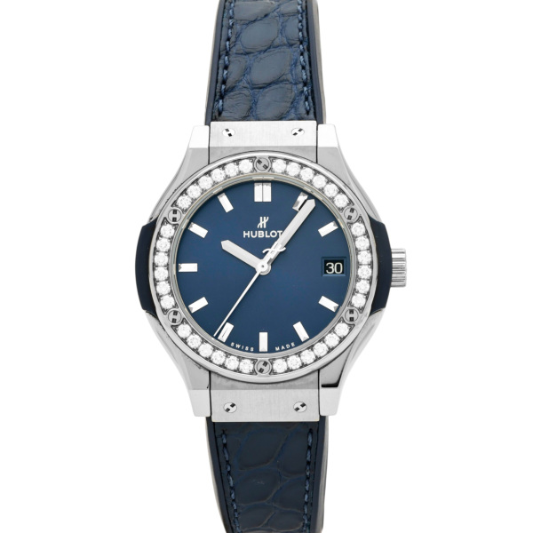 hublot classicfusion ウブロ クラシックフュージョン チタニウム ブルー 581.nx.7170.lr.1104