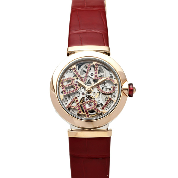 bvlgari lvcea ブルガリ ルチェア スケルトン 33mm lu33skd1spgl