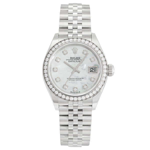 rolex datejust ロレックス デイトジャスト 28 ベゼルダイヤ ジュビリーブレス 10Pダイヤ 279384rbr