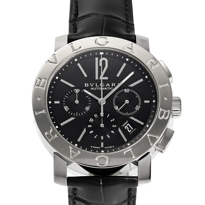 新品] ブルガリ ブルガリブルガリ BB42BSLDCHブラック ステンレス