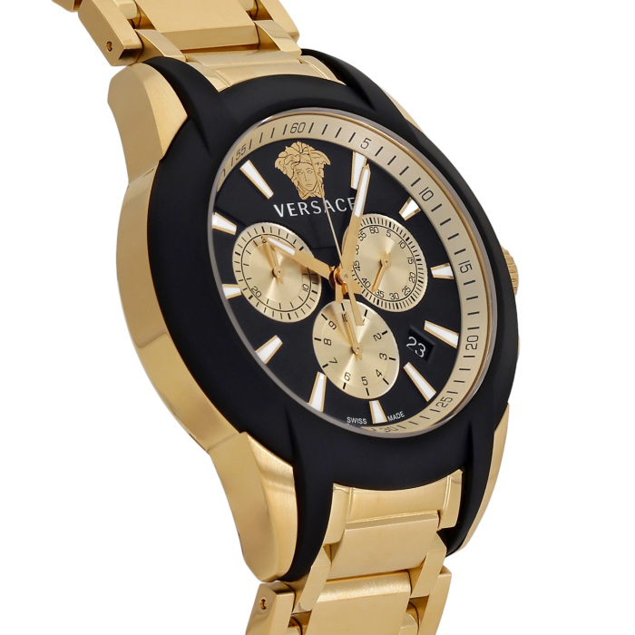 ヴェルサーチ VERSACE (新品●未使用) 新品] ヴェルサーチ キャラクタークロノ VEM800524ブラック