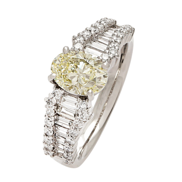 プラチナ900 ダイヤモンド リング J155438 | ユキザキセレクトジュエリー