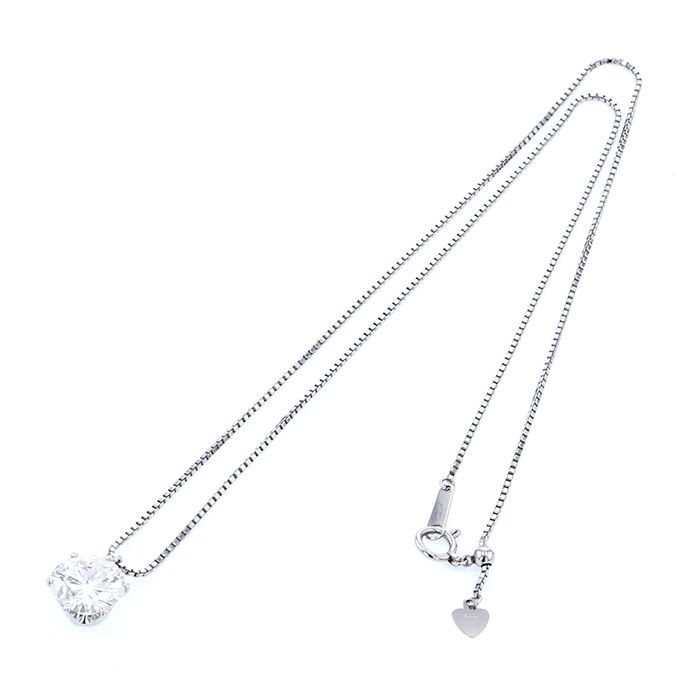 Platinum 950 Platinum 850 Diamond Necklace J155712 | Yukizaki