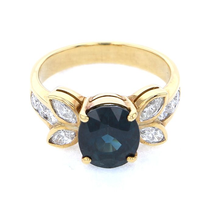 K18イエローゴールド サファイア リング J161304 | ユキザキセレクト