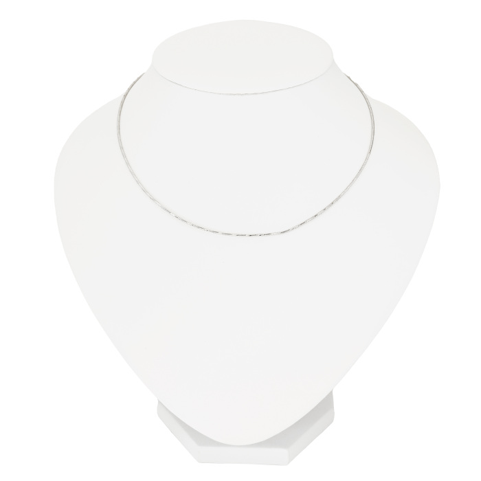K18ホワイトゴールド チェーン ネックレス J174505 | ユキザキセレクト