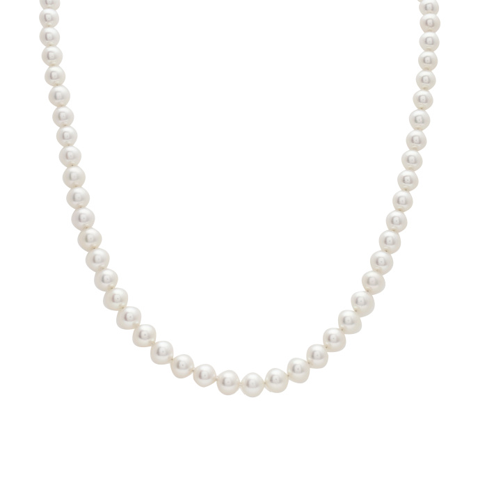 極希少　アコヤ　シルバーパール　ネックレス　大きさ7.1ｍｍ　長さ44ｃｍ 本真珠 パール アコヤ 7.5mm 全長約44cm SILVER ネックレス