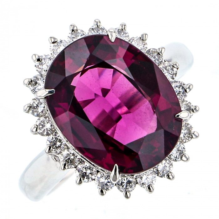 本日のみ　⭐︎ガーネット　大粒　pt900 リング　⭐︎ 楽天市場】【ソーティング】PT900 ガーネット・ダイヤモンド付リング