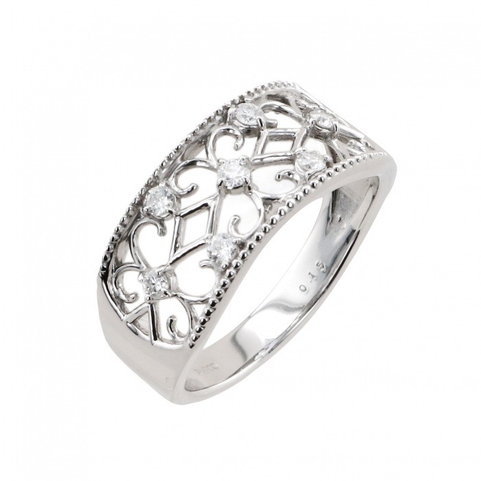 プラチナダイヤモンドリング5.6g プラチナ900 ダイヤモンド リング J235514 | ユキザキセレクトジュエリー