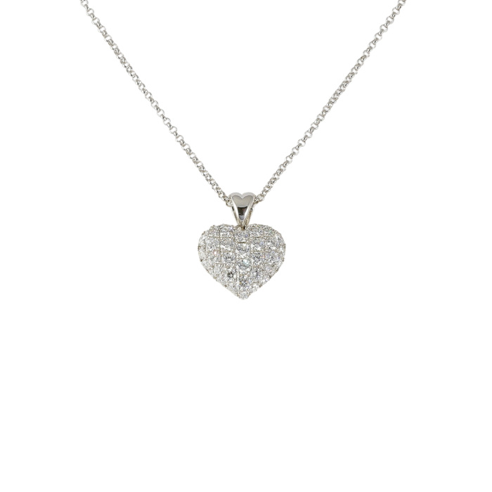 プラチナ900 プラチナ850 ダイヤモンド クール ネックレス J241104