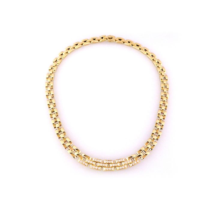 中古] カルティエ パンテール マイヨンパンテール ネックレス J245202