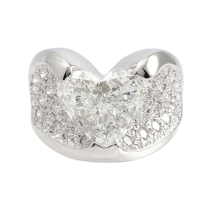 プラチナ900 ダイヤモンド リング J258788 | ユキザキセレクトジュエリー