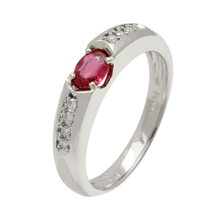 プラチナ900 ルビーリング プラチナ900 ルビー ダイヤモンド リング J284686 | ユキザキセレクト